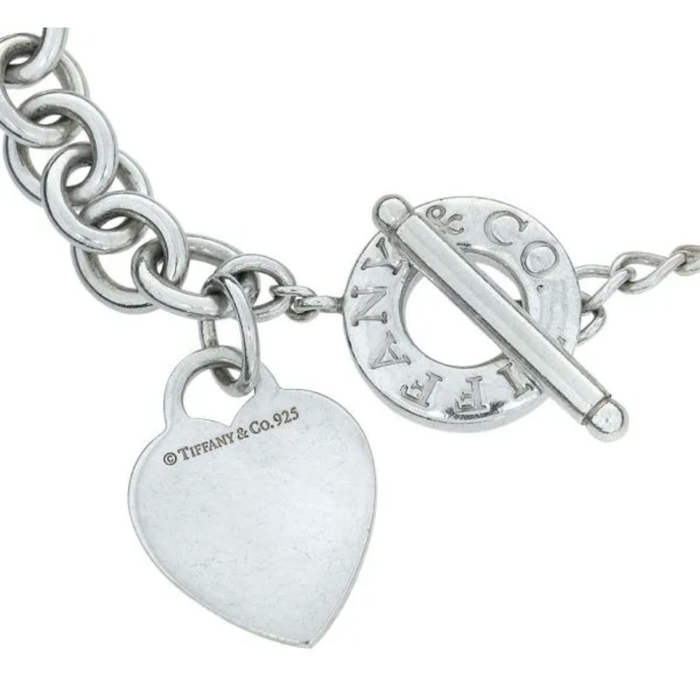 Authenticated Tiffany & Co. Return To Tiffany Silver Toggle Heart Tag Necklace - Picture 5 of 11